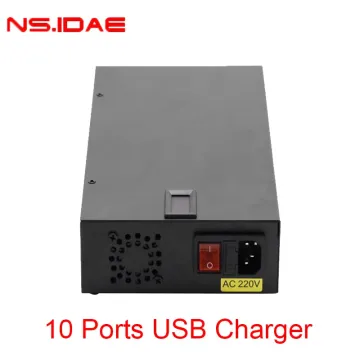 10 Port USB Charging Station