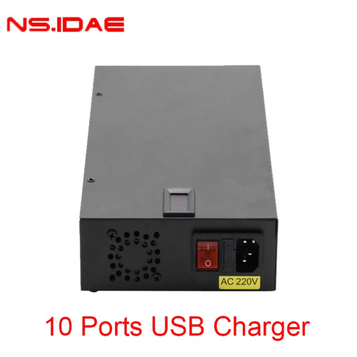 120W10-Port USB-Ladestation