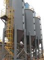 silos di calce usati nel trattamento delle acque