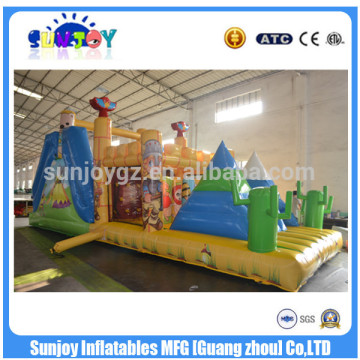Cheap Arab Kingdom Kids Inflatable Obstacle Course Equipment