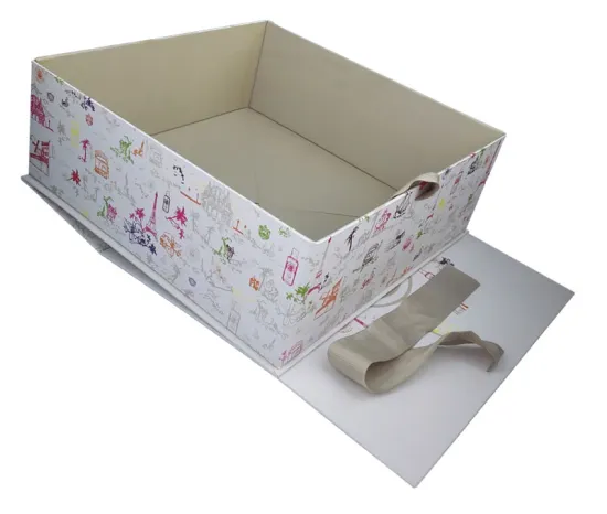 Hot Sale Handmade Mulberry Hardcover Cometic Paper Boxes