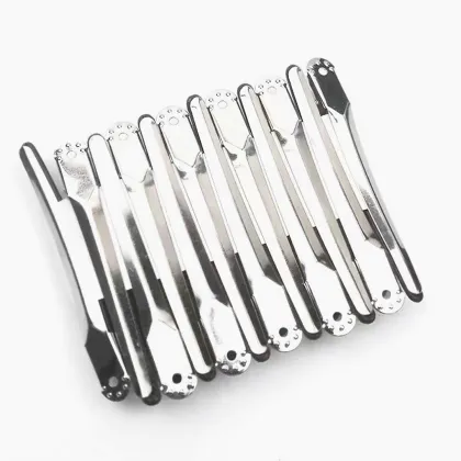 12PCS Professional Hair Clips: Non-Slip Duckbill Salon Styling Tools