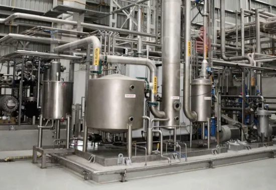 CO2 Recovery Plant from Natural Gas Burning