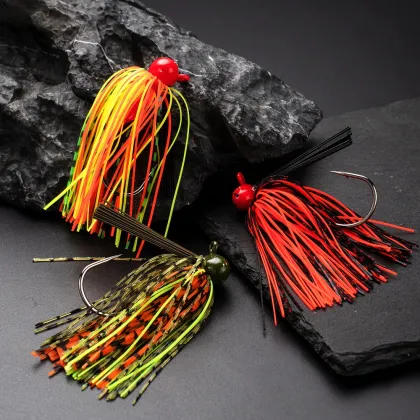 Weedless Buzz Bait and Chatter Bait Lures for Bass Fishing