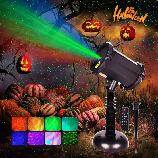 2024 Thanksgiving Decor: Light Up Tree House Pumpkin Lights with 8 Flashing Modes