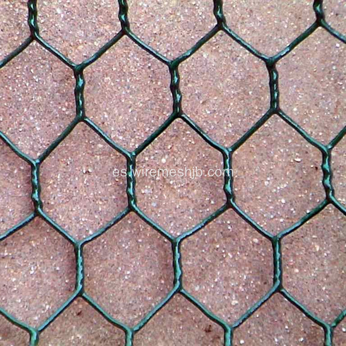 1/2 &#39;&#39; malla de alambre hexagonal revestida de PVC