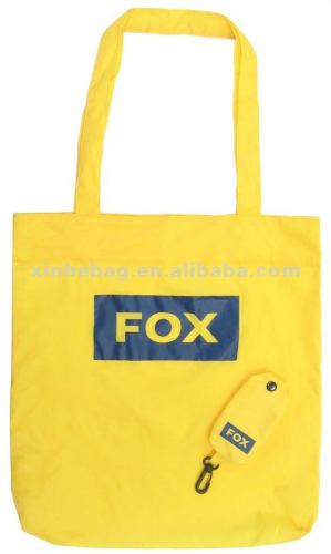 2012 new design folding polyester shopping bag