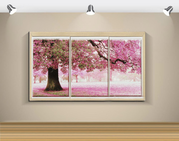 Needlework DIY DMC Cross Stitch Sets Embroidery Kits Precise Printed Romantic Trees Factory Sale Counted Cross-Stitching