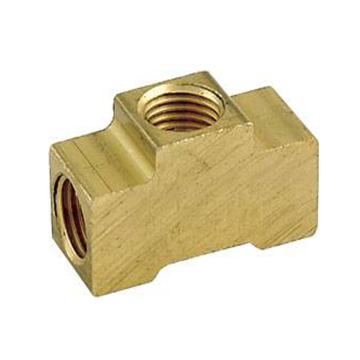 Brass Material 3 Way Inverted Female Tee Brake Fitting