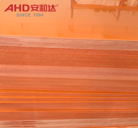 orange bakelite material sheets