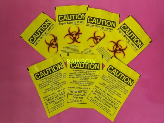 Non - Leakage, Non - Breakage Herbal Incense Packaging Bags