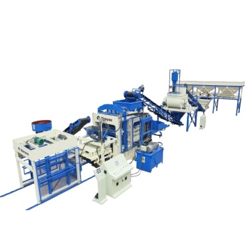 QT18-15 Hydraulic Press Automatic Vibrating Block Machine