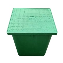 Resin threaded manhole cover