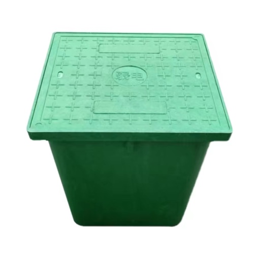 Resin threaded manhole cover