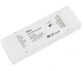 Skydance RGB CCT V5-L 5 Kanal 2,4 g drahtloser LED-Controller 12V/24 V/48 V