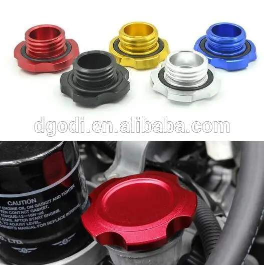 color anodized aluminum generator fuel tank cap