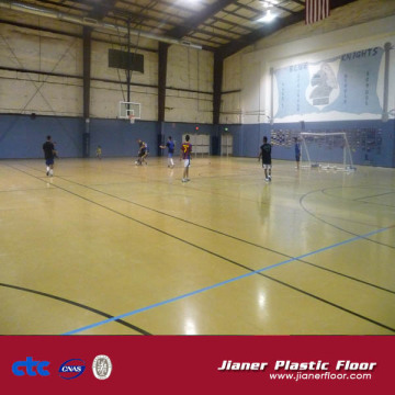 in stock PVC vinyl futsal flooring rolls for professional futsal games in Guatemala