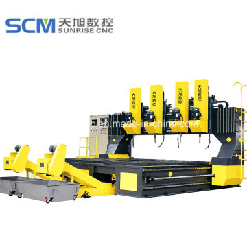 Tube Sheets Muti-Spindle CNC Drilling Milling Machine