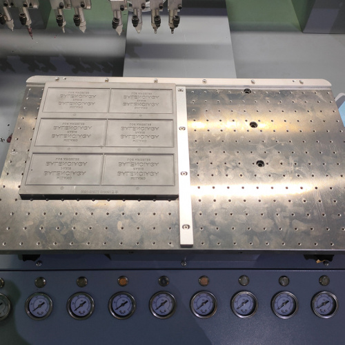 Máquina de dispensación de marca registrada de silicona