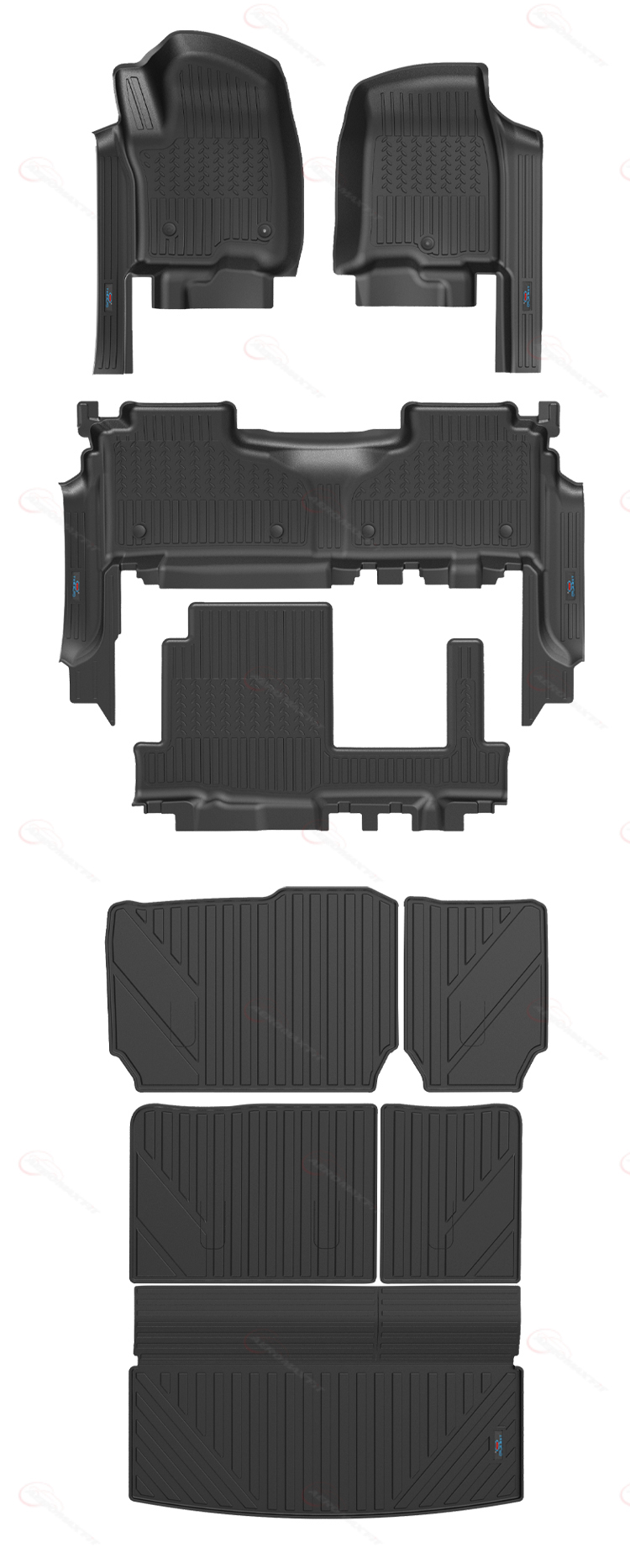 2021- GMC YukonSWB TPE floor mats1 (3)