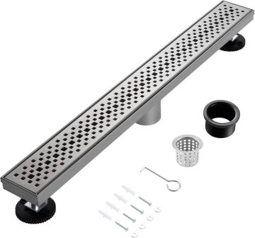 Linear Drain Solutions: Square Drainage Holes, Long Channels, Rectangular Inserts & Invisible Tile Designs for Stylish Shower Flooring