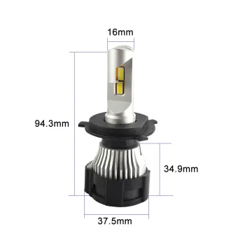 Best 104W P18 LED Headlight H4 LED Lighting System