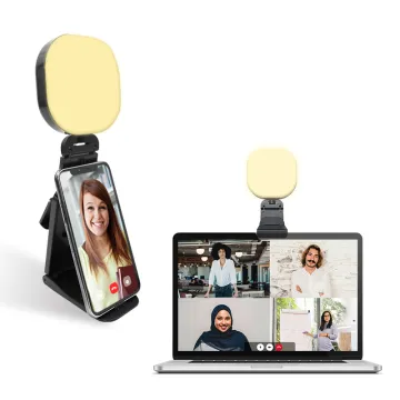 Rechargeable 2000mAh Pocket Video Light for Vlogs and Video Conferences