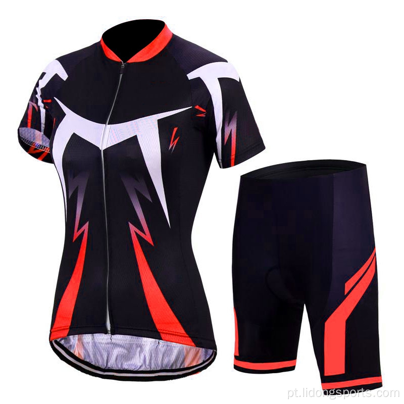 Custom respirável esporte seco rápido ciclismo uniforme de bicicleta