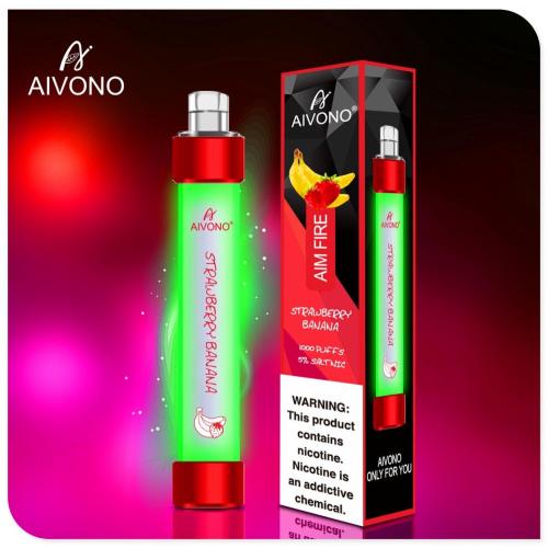 Authentique Aivono AIM Fire LED Disposable Vape Pen