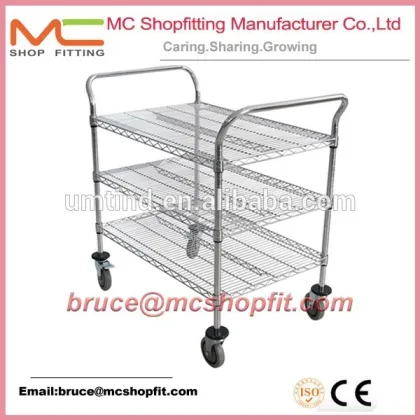 Quantum Storage Wire Shelving System ,used chrome wire shelving,sliding wire shelves