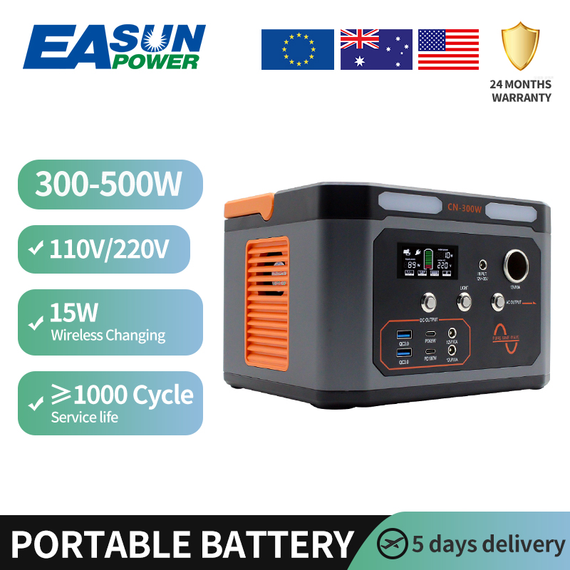 500W Solar Portable Power Station for Outdoor Activities