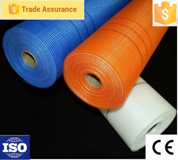 white color with 3 black line ,pallet packing, 100-200g/m3 ,5*5mm , fiberglass mesh cloth