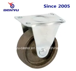 Heat Resistant Cast Iron Caster Wheels for Industrial