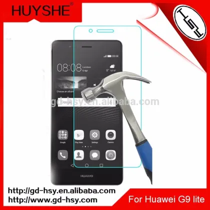 HUYSHE mobile phone accessories for Huawei G9 lite tempered glass screen protector for Huawei G9 lite
