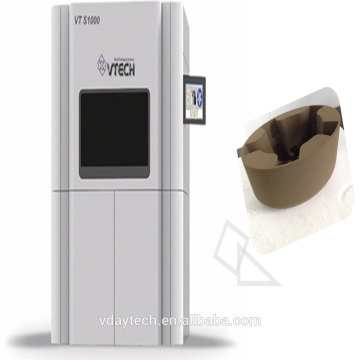 Sand molds and cores for industrial use 3d rapid prototyping 3d printer