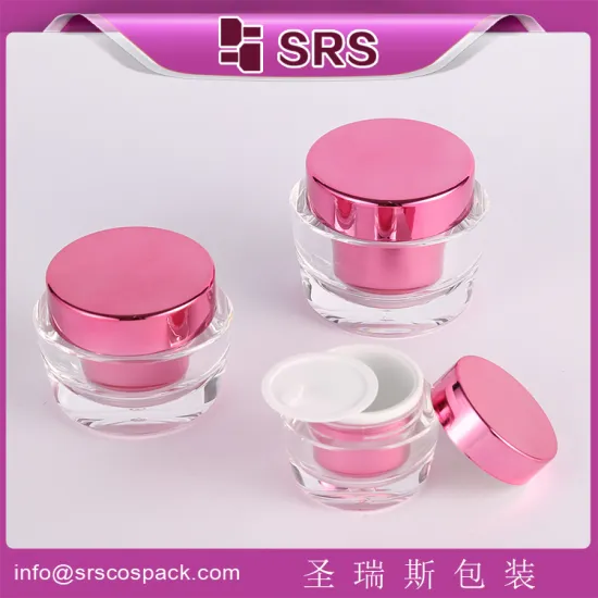 SRS Plastic Cosmetic Cream Container And plastic container for skin care