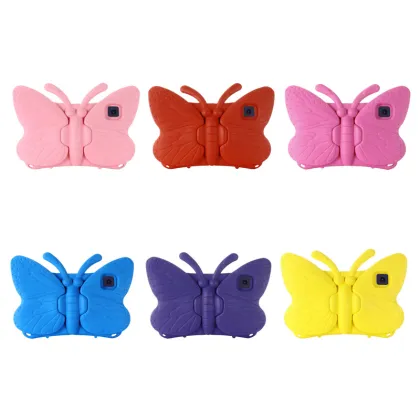EVA Butterfly Decoration Shockproof Tablet Case for Samsung Tab A 10.1 T510/T515