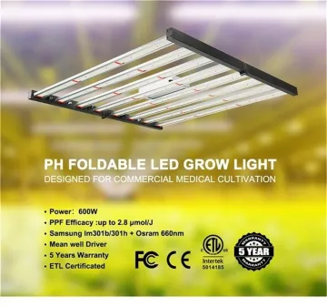Folding Full Spectrum LED Plant Grow Light