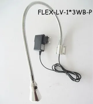 3W 220V led light flexible gooseneck arm led reading wall light with plug