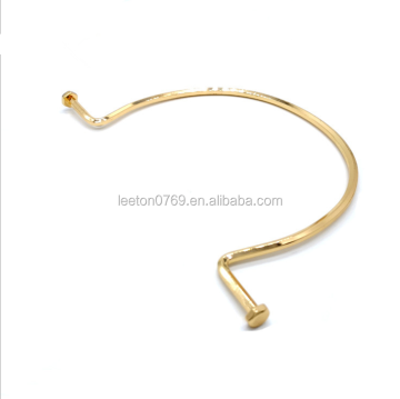 Factory Supply Bag Accessories 200mm Large Metal Gold Handbag Handle