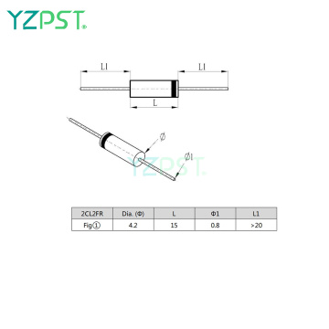 More sizes to choose 2CL2FR High voltage rectifier diode