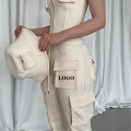 High Waist Jogging Ladies Overalls Custom