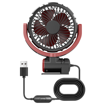 2024 F7101 Fans Cooling Mini Portable USB Car Fan