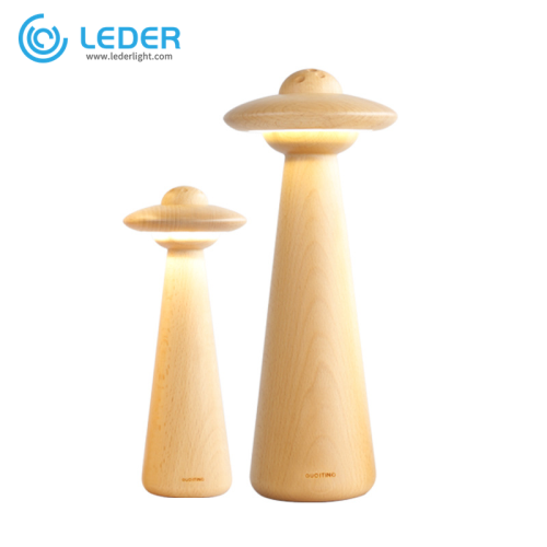 LEDER Bedroom Wooden Table Lamps