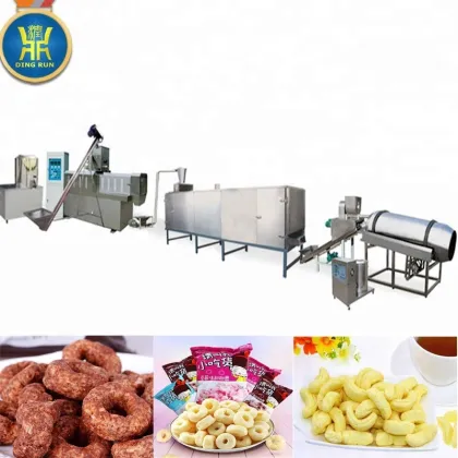 corn twist curl snacks food machines