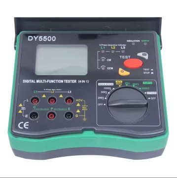 DY5500 4-in-1 Insulation Tester, Earth Tester, Voltmeter, Phase Indicator