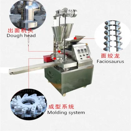 Automatic Steamed Bun Momo Maker / Chinese Baozi Making Machine