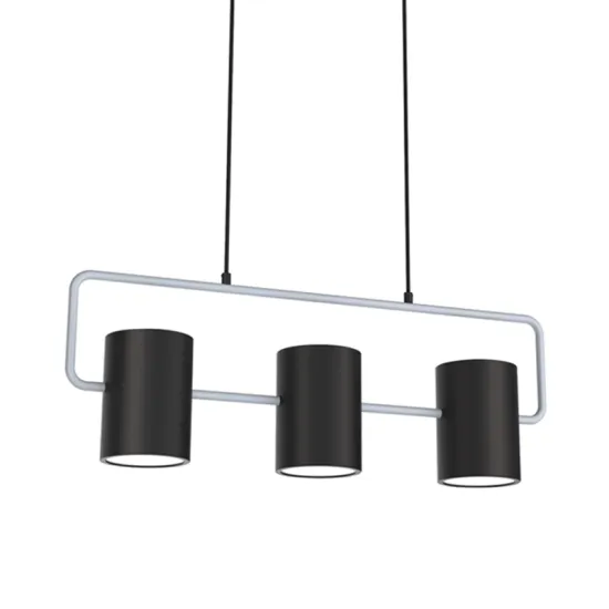 Matte Black Metal Finish Pendant Light for Hotel and Dining Room Decoration