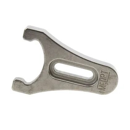 HF-1 HF-2 Holding Forks/Clamping Forks" could be simplified to "HF-1 HF-2 Holding/Clamping Forks" for a search engine title. However, if we need to make it more concise while retaining key information, "HF-1 HF-2 Clamping Forks" would be suitable.
