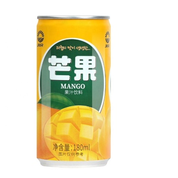 JIUR New Flavors 180ml Mango Soft Drink - OEM Fruit Soft Drinks for Sale
